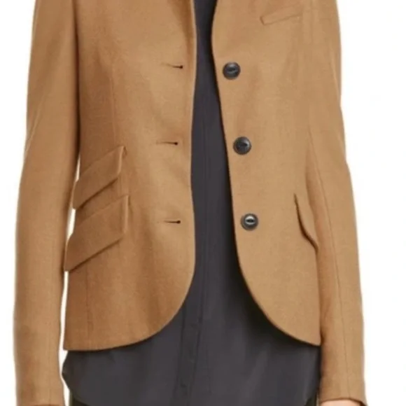 Rag & Bone Slade Wool Blazer - Camel - Picture 3 of 8
